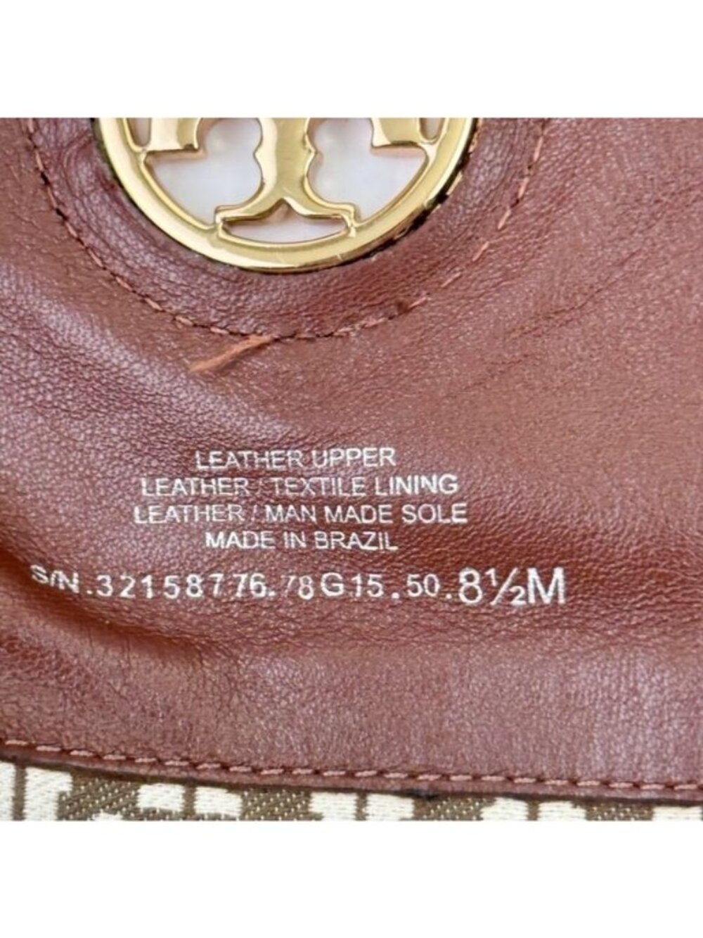 Tory Burch Knee High Junction Leather Riding Boots Brown 8.5 - Picture 14 of 15